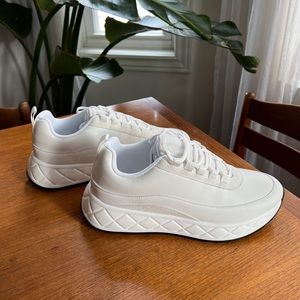 Brand new, never worn white sneakers from ASOS.